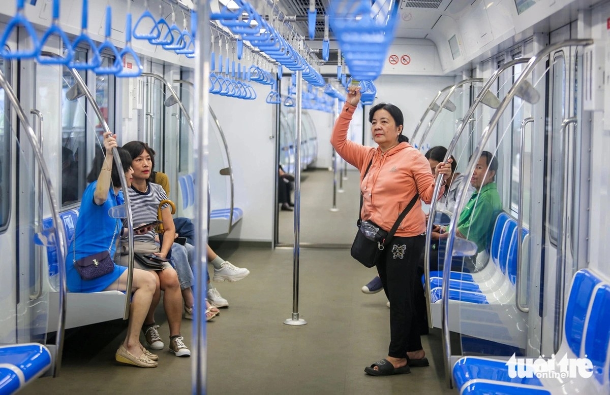 TP.HCM đề xuất miễn phí đi metro số 1 cho 5 nhóm đối tượng - Ảnh: CHÂU TUẤN