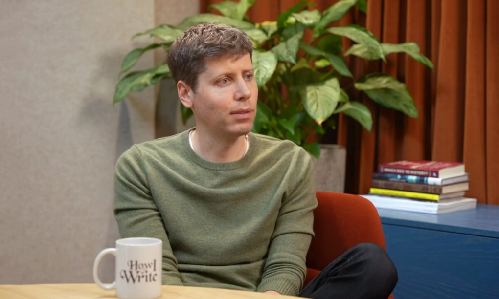 Sam Altman, cha đẻ ChatGPT trong chương trình podcast How I Write. Ảnh XOverLap