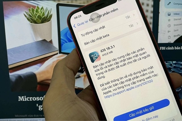 Bản cập nhật iOS 18.3.1 đã đến tay người dùng iPhone tương thíchẢNH: K. VĂN